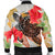 Hawaiian - Hawaii Turtle Art Hibiscus Bomber Jacket - AH - Polynesian Pride