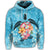 Hawaiian Hoodie Hawaiian Turtle Hibiscus Plumeria Hoodie - Polynesian Pride