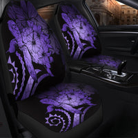 Hawaiian Turtle and Hibiscus Polynesian Car Seat Covers - Turquoise - Polynesian Pride