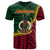 Vanuatu T Shirt Ambrym Seal of Vanuatu Polynesian Patterns Unisex Green - Polynesian Pride