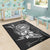 American Samoa Area Rug - Fish With Plumeria Flowers Style - Polynesian Pride