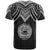 American Samoa T Shirt Polynesian Armor Style Black - Polynesian Pride