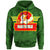 American Samoa Polynesian Zip Hoodie Manuatele Unisex Green - Polynesian Pride