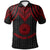 American Samoa Polo Shirt Polynesian Armor Style Red Unisex Red - Polynesian Pride