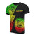 American Samoa Custom T Shirt Polynesian Pattern Reggae Style Unisex Reggae - Polynesian Pride