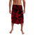 Hawaii Angry Shark Polynesian Lavalava Unique Style Red LT8 Red - Polynesian Pride
