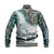 (Custom Personalised) New Zealand Maori Baseball Jacket Aotearoa Manaia Basic Paua Shell LT9 - Polynesian Pride