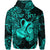 Custom Aquarius Zodiac Polynesian Hoodie Unique Style Turquoise LT8 - Polynesian Pride