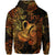 Custom Aquarius Zodiac Polynesian Hoodie Unique Style Gold LT8 - Polynesian Pride