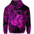 Aquarius Zodiac Polynesian Zip Hoodie Unique Style Pink LT8 - Polynesian Pride