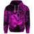 Custom Aquarius Zodiac Polynesian Hoodie Unique Style Pink LT8 - Polynesian Pride