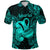 Custom Aquarius Zodiac Polynesian Polo Shirt Unique Style Turquoise LT8 - Polynesian Pride