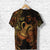 Custom Aquarius Zodiac Polynesian T Shirt Unique Style Gold LT8 - Polynesian Pride