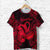 Custom Aquarius Zodiac Polynesian T Shirt Unique Style Red LT8 - Polynesian Pride