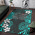 (Custom Personalised) Polynesian Fathers Day Area Rug I Love You In Every Universe - Turquoise LT8 - Polynesian Pride