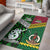 New Zealand And Vanuatu Area Rug Together - Green LT8 Green - Polynesian Pride