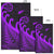 New Zealand Rugby Maori Area Rug Silver Fern Koru Vibes - Purple LT8 - Polynesian Pride