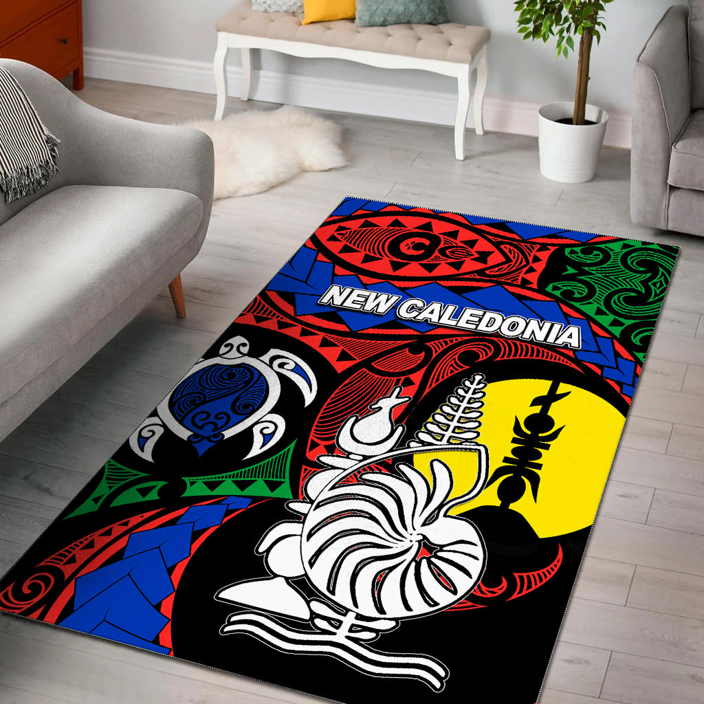 New Caledonia Area Rug Color Flag LT6 Red - Polynesian Pride