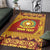 (Custom Personalised) Tonga Vava'u High School Area Rugs Simplified Version - Maroon LT8 - Polynesian Pride