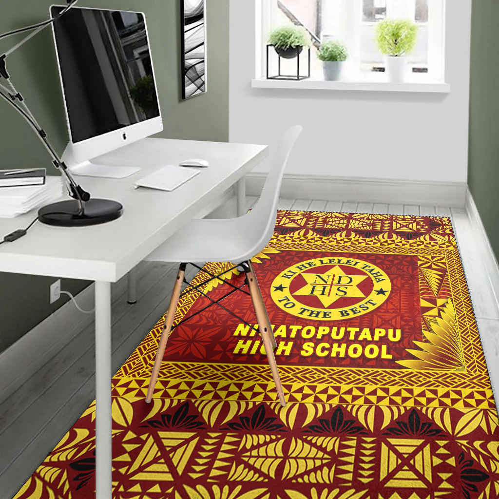 Tonga Niuatoputapu High School Area Rugs Simplified Version LT8 - Polynesian Pride