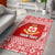 (Custom Personalised) Tonga Kolisi Tonga College Area Rugs Simplified Version LT8 Red - Polynesian Pride