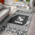 Tonga Coat Of Arms Area Rugs Simplified Version - Black LT8 Black - Polynesian Pride