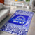 (Custom Personalised) Tonga Queen Salote College Area Rugs Simplified Version LT8 Blue - Polynesian Pride