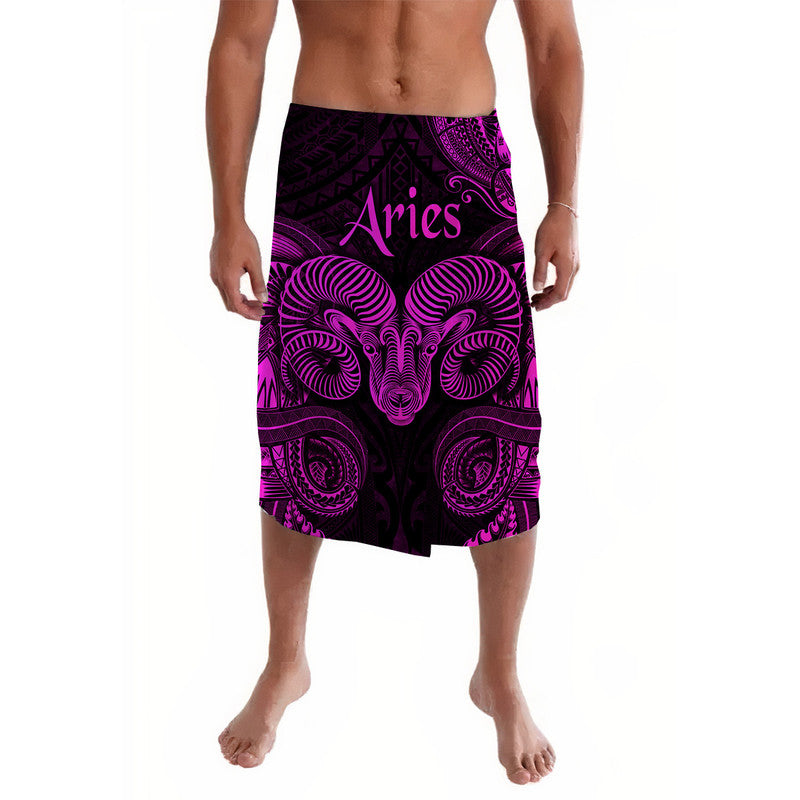 Aries Zodiac Polynesian Lavalava Unique Style Pink LT8 Pink - Polynesian Pride