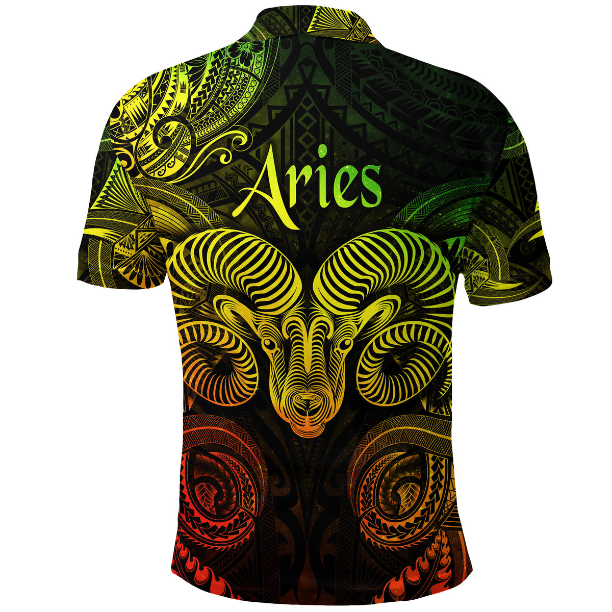 Aries Zodiac Polynesian Polo Shirt Unique Style Reggae LT8 - Polynesian Pride
