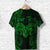 Custom Aries Zodiac Polynesian T Shirt Unique Style Green LT8 - Polynesian Pride