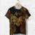 Custom Aries Zodiac Polynesian T Shirt Unique Style Gold LT8 - Polynesian Pride