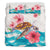 Hawaiian Duvet Cover Set - Turtle Hibiscus Waves A0 - Polynesian Pride