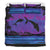 Hawaiian Dolphin In Night Polynesian Bedding Set - Polynesian Pride