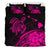 Hawaiian Map Turtle Hibiscus Plumeria Polynesian Bedding Set Pink - Polynesian Pride