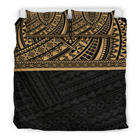 Poly Duvet Cover Set - Polynesian Gold Style - Polynesian Pride