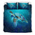 Hawaii Duvet Cover Set - Turtle Under Sea Black - Polynesian Pride