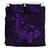 Hawaiian Map Hamerhead Shark Polynesian Purple Bedding Set - Polynesian Pride