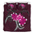 Hawaiian Plumeria Polynesian Pink Bedding Set - Polynesian Pride