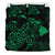 Hawaiian Map Turtle Hibiscus Green Bedding Set - Polynesian Pride