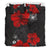 Hawaiian Hibiscus Black Background Bedding Set - Polynesian Pride