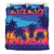 Hawaiian Palm Forest Sunset Polynesian Bedding Set - Polynesian Pride