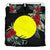 Palau Duvet Cover Set - Palau Flag Hibiscus Black - Polynesian Pride