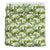 Hawaiian Tropical Plumeria Orchids Monstera White Polynesian Bedding Set - Polynesian Pride