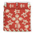 Hawaiian Turtle Polynesian Bedding Set Red Color - Polynesian Pride