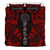 Palau Duvet Cover Set - Polynesian Tattoo Red - Polynesian Pride