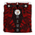 Niue Duvet Cover Set - Polynesian Tattoo Red - Polynesian Pride