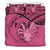 Niue Duvet Cover Set - Niue Coat Of Arms & Coconut Crab Pink - Polynesian Pride