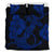 Hawaiian Anchor Poly Tribal Hibiscus Polynesian Bedding Set Blue - Polynesian Pride