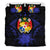 Polynesian Duvet Cover Set - Tonga Bedding Set Dark Blue Black - Polynesian Pride