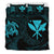 Hawaiian Map Kanaka Maoli Turtle Polynesian Bedding Set Blue - Polynesian Pride